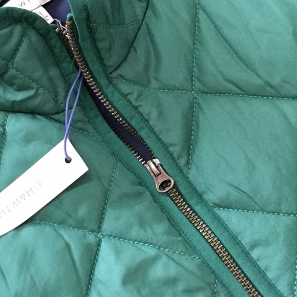 NWT 41 Hawthorn emerald green puffer vest - Picture 3 of 6